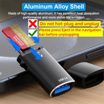 Verilux® OTG Type C to USB Card Reader 2 in 1 TF SD 3.0 Adapter for iPhone 15 Memory Card High Speed Samsung Xiaomi Huawei P40 3PCS