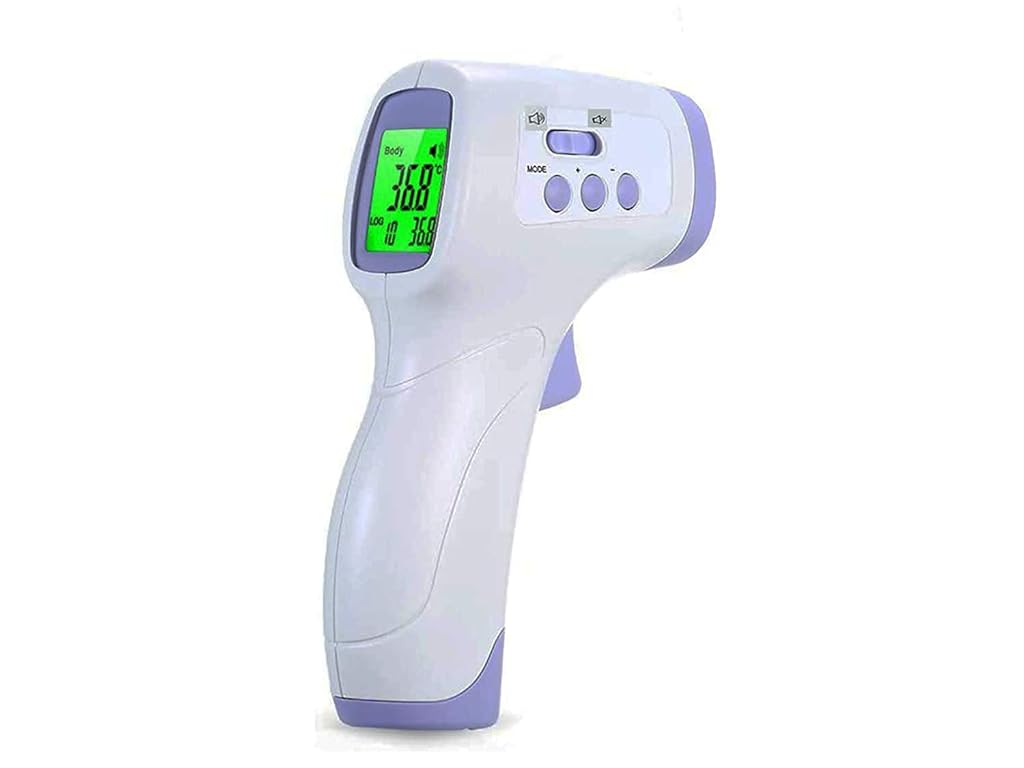 MAYCREATE® Forehead Thermometer Handheld Infrared Thermometer, Can Measure Objects And Human Body, Three-Color Backlight Display