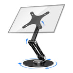 ZORBES® Desk Monitor Mechanical Arm Stand for 9-18.4'' Display, Carbon Steel VESA Mount Bracket 75x75mm, 100mm x 100mm, Full Motion Articulating Arm with Tilt, 360 Degree Swivel Rotation