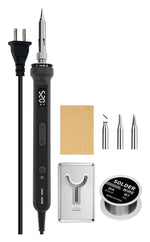 Serplex® Digital Soldering Iron Kit Adjustable Soldering Iron Set with Electric Display for Electronics Repair and DIY Projects