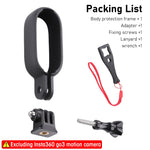 ZORBES® Frame Case for Insta360 GO 3 Anti-Scratch Protective Frame with Mount Adapter Insta360 GO 3 Thumb Camera Frame Case Insta360 GO 3 Accessory, No Insta360 GO 3