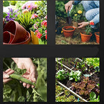 Verilux® Gardening Tools Kit for Durable Gardening Equipment, Garden Accessories, Garden Home Patio, Stainless Steel Garden Tools Set with Carrying Case-10Pcs