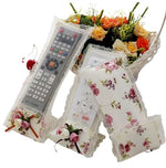 ZORBES® 3pc Elegant Lace Cover for Remote European Style