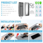 Zeitel® Privacy Screen Protector for iPhone 15 6.1 inches Tempered Glass Easiest 2-Step Installation Auto-Alignment HD Screen Protector Kit with 2 Pieces Screen Protectors and Accessories