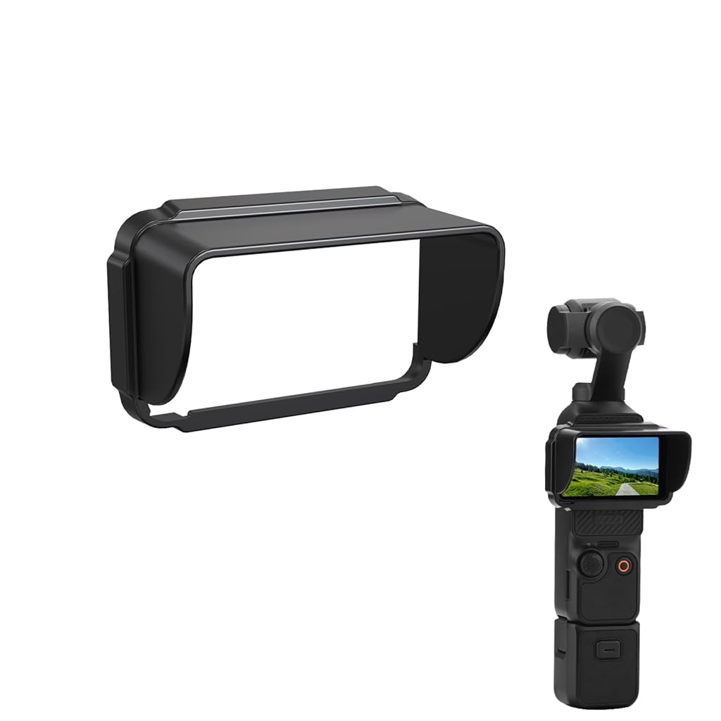 ZORBES® Sun Shade for DJI Osmo Pocket 3, Light Weight Screen Sunshade Hood Cover Anti-Glare Handheld Gimbal Camera Accessories