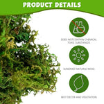 STHIRA® Musgo Artificial, 3, 5 oz de Musgo Verde Falso, Decoración Musgo Artificial Premium, Manualidades de Bricolaje, Musgo Verde Falso para Centros de Mesa, Decoración de Jardín, Hogar y Cocina