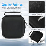 ZORBES® Compatible with Mac mini M4, Carring Case Bag Travel Storage Case for Mini M4 Desktop Computer, EVA Hard Shell Waterproof Carrying Case with Handle, 16x16x9.5cm, Black