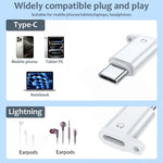 Verilux Light‑ning to USB C Earphone Converter with Lanyard Hole and Aluminum Alloy Build | Portable Audio Adapter for iPhone 16 and 15
