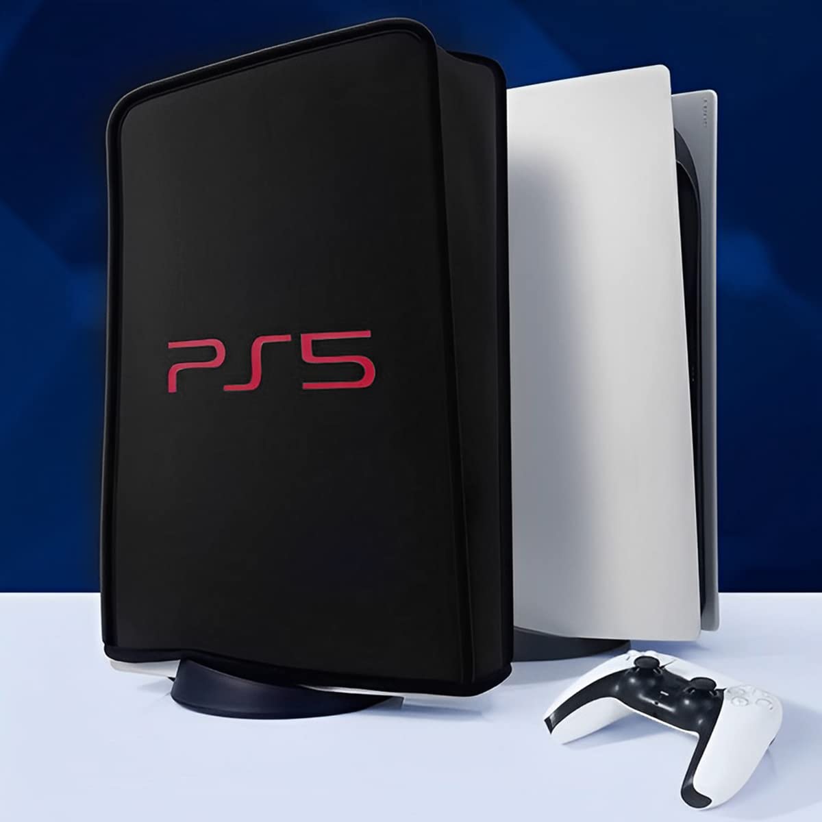 ZORBES® Dust Cover for SONY PS5 Console, Dust Proof Cover Protective Case Anti Scratch Waterproof Case for Sony PlayStation Game Console Cover