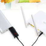 Verilux USB to DC Power Cable Boost Converter for Router and Devices with Switch & LED Display 5V to 9V 12V