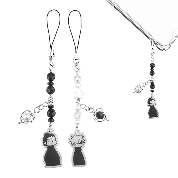 ZORBES 2Pcs Jujutsu Kaisen Phone Charms