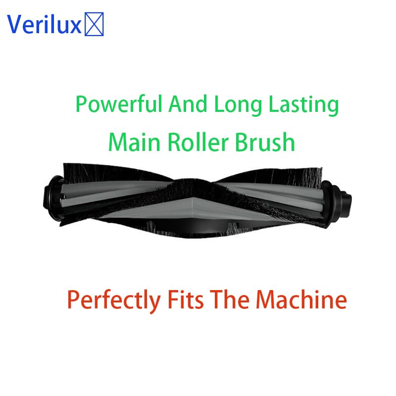 Verilux Replacement Accessories for Ecovacs Deebot U2 Pro with 1 Main Brush 4 Side Brushes 3 Filters 3 Rags
