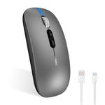 Verilux Wireless Mouse for Laptop with 1600DPI Sensor and Triple Mode Bluetooth | Silent Ergonomic Design