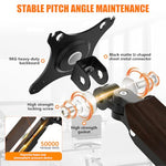 ZORBES® Monitor Mount for 17-38 Inch Screens 360 Degree Adjustable Alloy Steel Monitor Stand No Drill Desk Clamp Ergonomic Screen Holder with Cable Slot 10kg Capacity