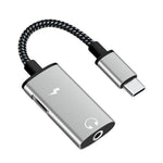 Verilux® USB C to 3.5mm Audio and Charger Adapter