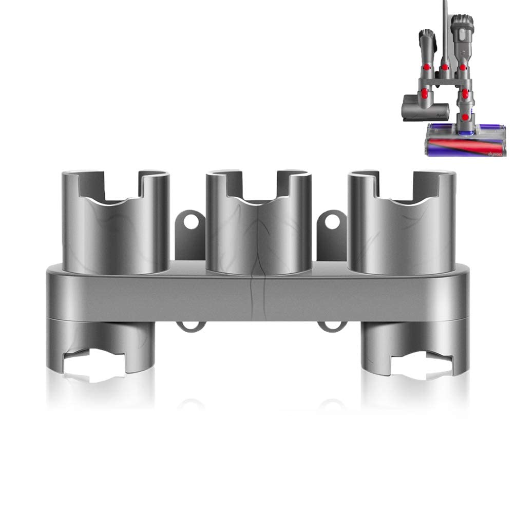 Verilux® Attachment Organizer Holder for Dyson Vacuum Cleaner Series, Accessory Holder Rack Wall Mounted Holder Organzier Accessories Organzier for Dyson V7 V8 V10 V11 Vacuum Cleaner Attachment