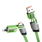 Verilux 4 in 1 USB C Charging Cable Green