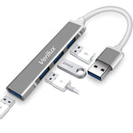 Verilux® 4 in 1 USB Hub 3.0 for PC (Grey)