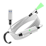 Verilux Link Cable for Meta Quest VR Headsets with 5Gbps Speed and L Shaped Connector | 5M Length