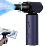 Verilux Electric Air Blower for Home and Car with 80000 RPM Turbo Motor | USB Cordless Mini Cleaner