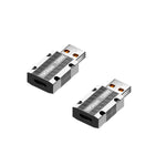 Verilux USB C to USB A OTG Adapter for Data Transfer featuring 120W Fast Charging Zinc Alloy