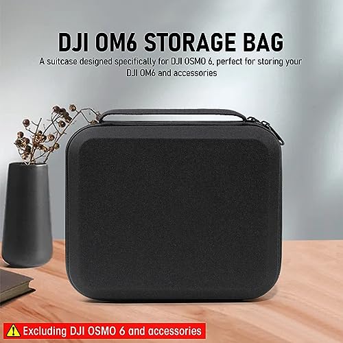 ZORBES® Storage Bag for DJI Osmo Mobile 6, Travel Carrying Case for DJI OSMO 6, Hard Shell Portable Case Phone Stabilizer for DJI OM6