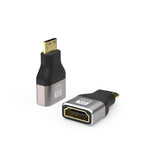 ZORBES® Mini HDMI to HDMI Adapter Gold-Plated 8K