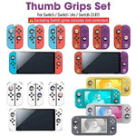 ZORBES® 12PCS Silicone Joycon Thumb Grip Caps Creative Ball Design Joy-Con Thumb Grip Cap Suitable Controllers of Switch OLED Lite
