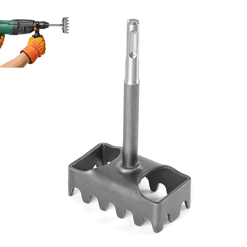 Serplex® Square Hole Cutter for 86-Type Electrical Box, 3/8" Shank Switch Socket Hole Opener Square Hole Punch for Junction Boxes Electrician Wall Punching Tool, Steel Made