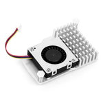 Verilux® Cooler for Raspberry Pi 5, Combines a Temperature-Controlled Blower Cooling Fan and an Alumium Heatsink and Thermal Pad to Accelerate Heat Dissipation for Raspberry Pi 5