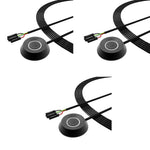 Verilux PC Power Button for Desktop Computer with LED and 2m Cables | External DIY Switch