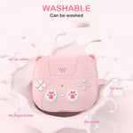 ZORBES® Earbuds Case Cover for Samsung Galaxy Buds 3 Protective Silicone Skin Cover with Carabiner Fashion Retro Gaming Machine Earbuds Case Cover for Samsung Galaxy Buds 3/3 Pro, Pink