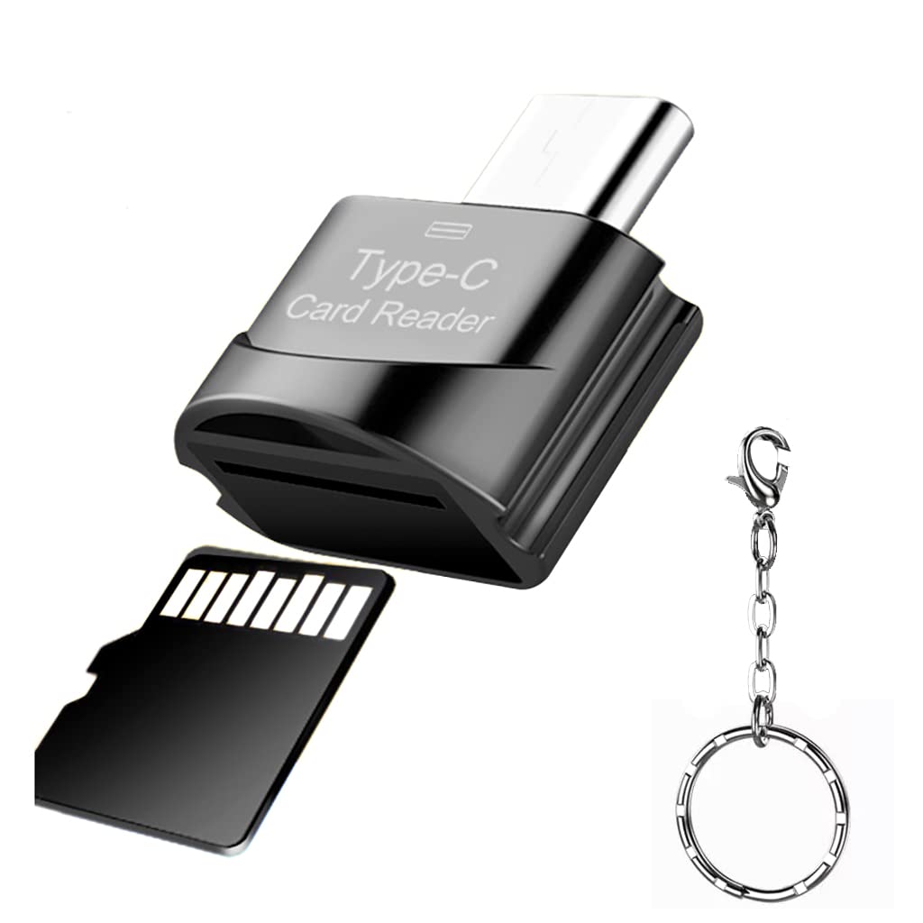 Verilux TF Card Reader for Type C Devices featuring OTG Function and 480 Mbps Transfer Speed