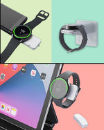 ZORBES® Portable Watch Charger for Samsung Galaxy Watch 5 - USB C & USB A Watch Charger [OTG] for Galaxy Watch, Wireless Charger for Galaxy Watch 4/4 Classic/3/Galaxy Active 2