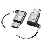 Verilux® 2 Pack Type C to Micro USB Adapters, 18W Type C Female to Micro Male Charger Converter with 480MBPS Data Transfer Compatible with Galaxy S7 Edge S6 S4, LG Nexus 5 4, Motorola Moto G6 Play