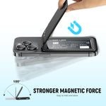 ZORBES® Mag-Safe Wallet Wallet for iPhone Lightweight Phone Wallet Stand Adjustable Leather Card Holder for iPhone