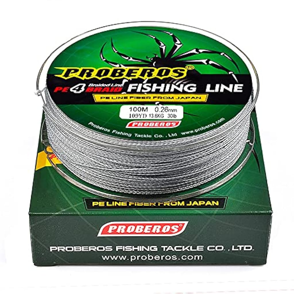 ZORBES® PROBEROS 100M Durable Colorful PE 4 Strands Monofilament Braided Fishing Line Angling Accessory, Durable Fishing Wire