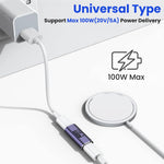 Verilux Type C Female to Female Adapter with 100W PD & 40Gbps Transfer | 8K Video Output