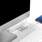 Verilux® 4 in 1 USB Hub 3.0 for PC (Grey)