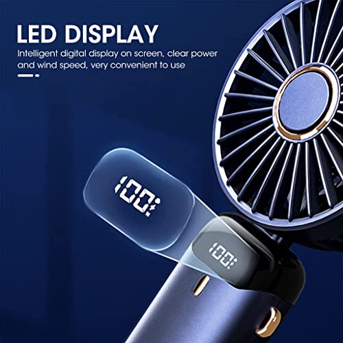 Verilux® Mini Handheld Fan (Blue) - verilux