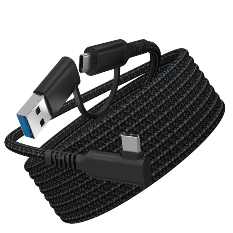 Verilux® 16FT/5M Link Cable for VR, USB 3.1 Type C to USB C Cable for VR Headset
