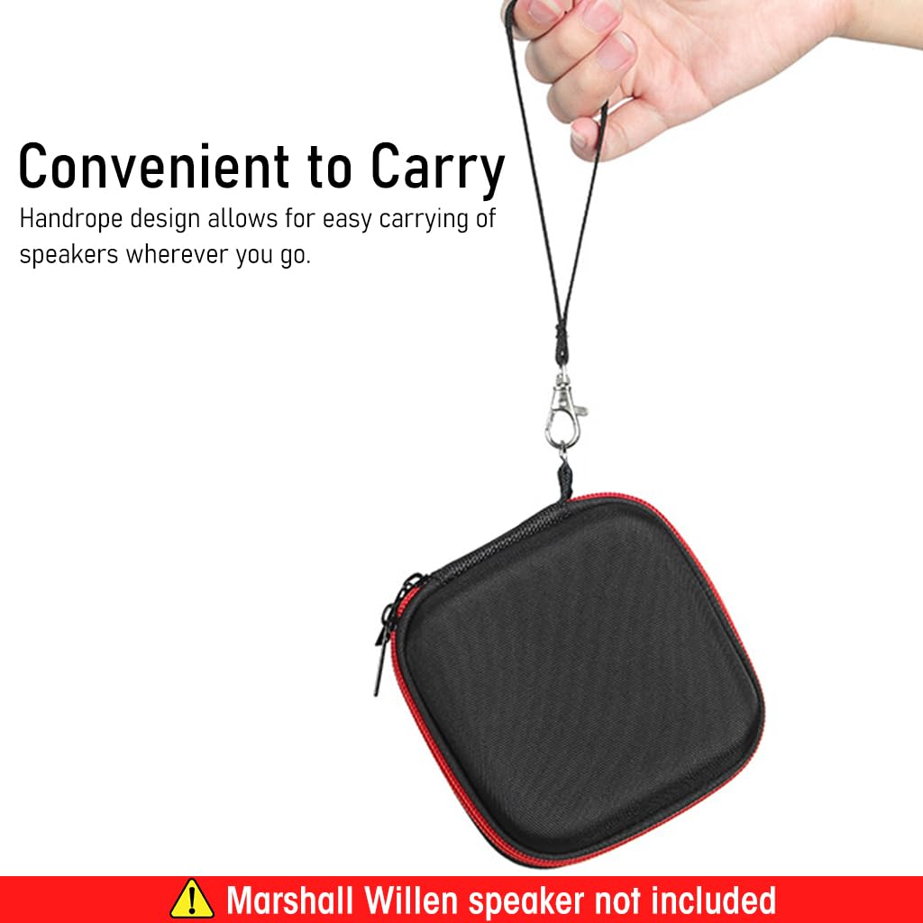 ZORBES® Carrying Case for Marshall Willen, Portable Carrying Case Cover for Marshall Speakers Willen Speaker Case with Hand Strap Anti-Scratch EVA Carring Case for Marshall Willen