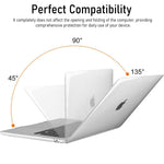 ZORBES® Laptop Cover Case for MacBook Air 15 inch 2023 Release M2 Chip Model A2941 Clear Matte Protective Anti-scratch Case Laptop Cover Case for MacBook Air 15 inch 2023 Release A2941 M2