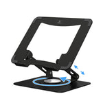 ZORBES® Laptop Stand Laptop Riser Foldable 360 ° Adjustable Laptop Holder for 11-17.3" Anti-Slip Rotatable Laptop Stand for MacBook Pro/Air
