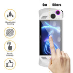 ZORBES® 2Pcs Screen Protector Asus Rog Ally, Transparent Ultra HD 7'' Anti-glare Screen Protector Shatterproof Protection Anti-Shatter 9H Hardness Tempered Glass Screen Guard Protector