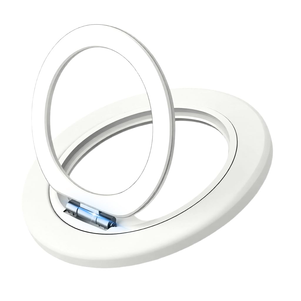 ZORBES® Magnetic Phone Ring Grip 360 ° Swivel Phone Grip Ultra Slim Folding Metal Ring Desk Stand Support