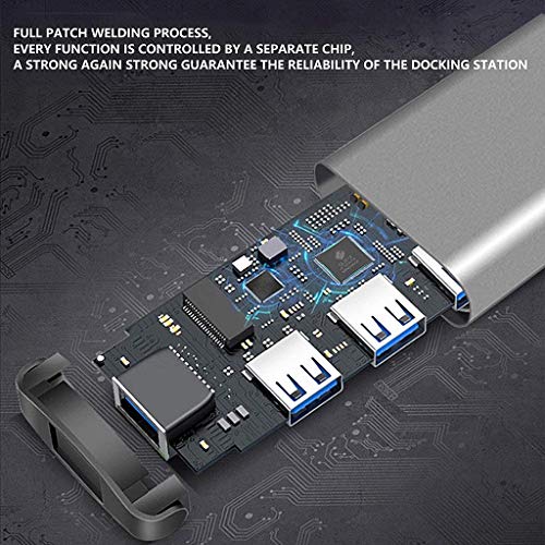 Verilux® USB Hub 3.0 for PC Multiport Adapter with 4 Ports High Speed for Laptop Aluminium Extender MacBook Pro Mini iMac 2PCS