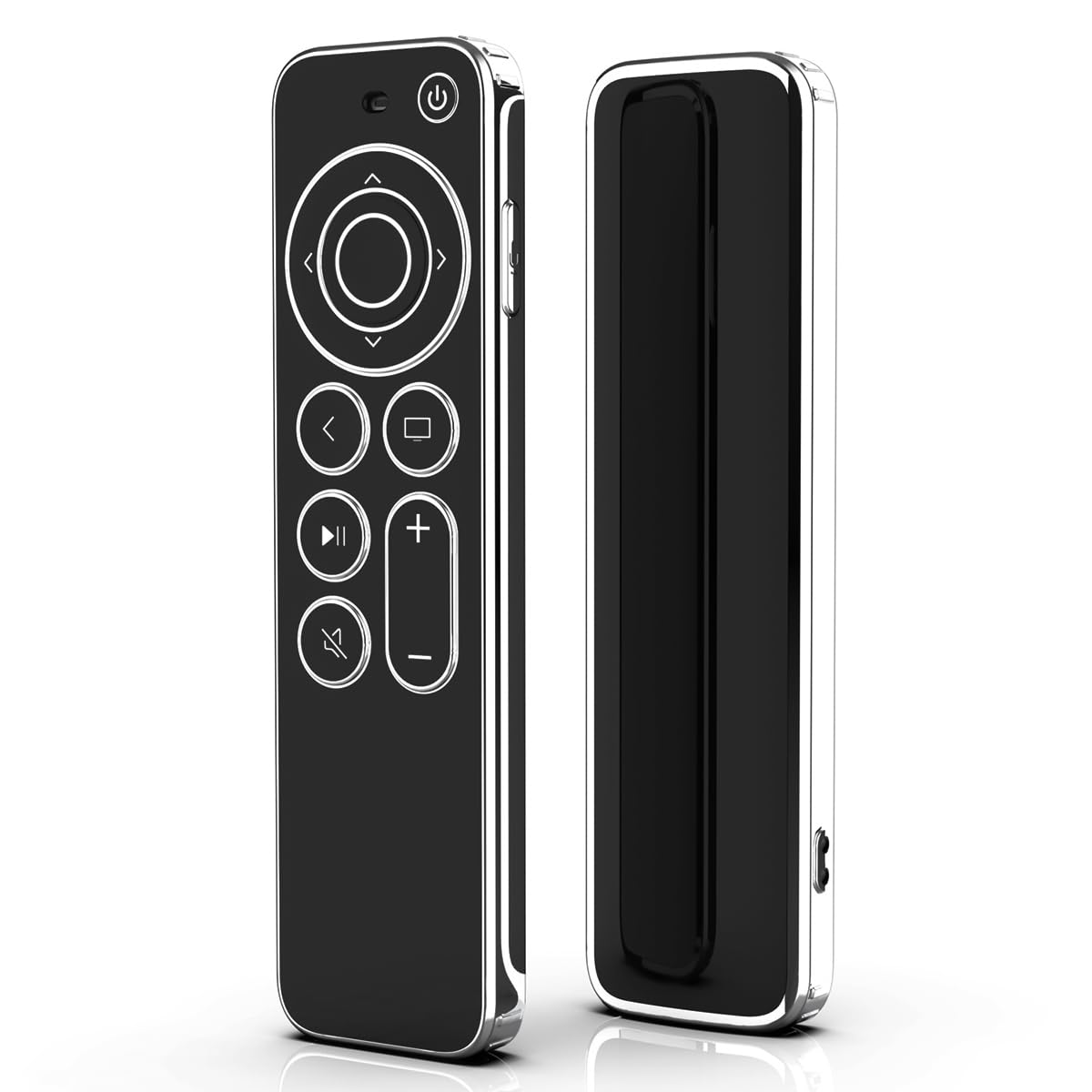 ZORBES® Black TPU Case for Apple TV 4K Remote 2nd Gen. Apple TV 4K Case Remote 2nd Generation, TPU Anti-Scratch Protective Case Cover for Apple TV 4K Remote 2nd Gen