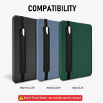 ZORBES® Pencil Cover for Apple Pencil 1st & 2nd Gen, Elastic Band Fit Pencil Holder for Apple Pencil PU Leather Stylus Pencil Sleeve with Elastic Band Fit Portable Pencil Cover for Apple Pencil