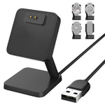 ZORBES® Compatible with Amazfit, USB Charger Stand Charging Dock for Smartwatch, Portable Magnetic Charging Base, Universal Charger Station Stand for T-REX 3 Pro/Balance/T-REX3